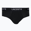 Lacoste men's briefs 8H3472 3 pairs black 2