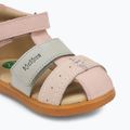 Kickers Kick Bazar light pink/multicolor children's sandals 7