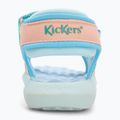 Kickers Kickjune blue/coral pink/green children's sandals 6