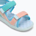 Kickers Kickjune blue/coral pink/green children's sandals 7