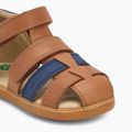 Kickers Kick Pod camel/navy children's sandals 7
