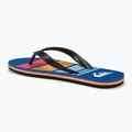 Men's Quiksilver Molokai Stripe black/red/blue flip flops 3