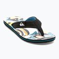 Men's Quiksilver Molokai Layback II flip flops white / black / blue 8