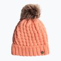 ROXY Blizzard Girl winter beanie peach pink