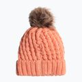ROXY Blizzard Girl winter beanie peach pink 2