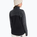 Women's ROXY Sayna Half Zip sweatshirt true black roxygram tonal 3