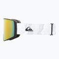 Quiksilver Storm MG men's snowboard goggles white camo/clux l purple mi 8