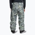 Men's Quiksilver Snow Down Cargo woodland abstract sea spray snowboard trousers 3