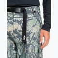 Men's Quiksilver Snow Down Cargo woodland abstract sea spray snowboard trousers 5