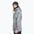 Men's Quiksilver Shredder Hoodie puzzle camo ice flow snowboard sweatshirt 4