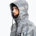 Men's Quiksilver Shredder Hoodie puzzle camo ice flow snowboard sweatshirt 6