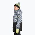 Children's snowboard jacket Quiksilver Mission Printed Block heritage scribble black 4