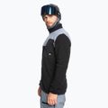 Men's Quiksilver Aker Full Zip Fleece snowboard sweatshirt true black 3