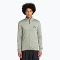 Men's Quiksilver Steep Point Full Zip Fleece sea spray snowboard sweatshirt