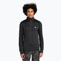 Men's Quiksilver Steep Point Half Zip Fleece snowboard sweatshirt true black