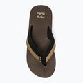 Men's Billabong All Day chocolate flip flops 5