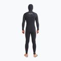 Men's wetsuit Billabong 5/4mm Furnace Natural Chest Zip Hooded Black 3