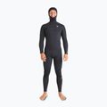 Men's wetsuit Billabong 5/4mm Absolute Natural Chest Zip Hooded Black 2