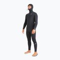 Men's wetsuit Billabong 5/4mm Absolute Natural Chest Zip Hooded Black 3