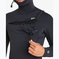 Men's wetsuit Billabong 5/4mm Absolute Natural Chest Zip Hooded Black 6