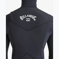 Men's wetsuit Billabong 5/4mm Absolute Natural Chest Zip Hooded Black 7