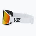 VonZipper Encore white/wildlife fire chrome snowboard goggles 4