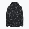 Children's snowboard jacket Quiksilver High In The Hood Printed high energy black reflective 2