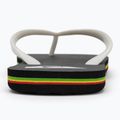 Men's Quiksilver Molokai black rasta flip flops 6