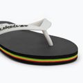 Men's Quiksilver Molokai black rasta flip flops 7