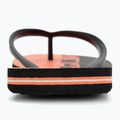 Quiksilver Molokai men's flip flops Art 25 fiery coral wordblock 6