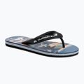 Quiksilver Molokai Art 25 Youth flip flops fiery coronet blue tropicamo