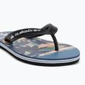 Quiksilver Molokai Art 25 Youth flip flops fiery coronet blue tropicamo 7