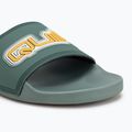 Quiksilver men's Rivi Wordmark Slide II sage flip-flops 7