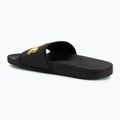 Quiksilver men's Rivi Wordmark Slide II black rasta flip-flops 3