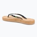 ROXY South Beach III women's flip flops black print 3