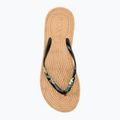 ROXY South Beach III women's flip flops black print 5