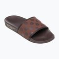 Women's ROXY Slippy IV brown combo flip-flops