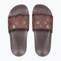 Women's ROXY Slippy IV brown combo flip-flops 2