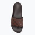 Women's ROXY Slippy IV brown combo flip-flops 5