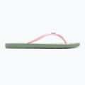 Women's ROXY Viva Stamp II sage flip flops 2