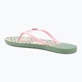 Women's ROXY Viva Stamp II sage flip flops 3
