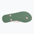 Women's ROXY Viva Stamp II sage flip flops 4