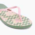 Women's ROXY Viva Stamp II sage flip flops 7
