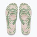 ROXY Tahiti VII green/pink women's flip flops 2