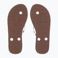 ROXY Portofino III women's flip flops dc light brown/white 2