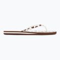 ROXY Portofino III women's flip flops dc light brown/white 2