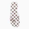 ROXY Portofino III women's flip flops dc light brown/white 5