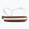 ROXY Portofino III women's flip flops dc light brown/white 6