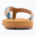 Women's ROXY Porto Raffia II blue depths flip flops 6