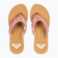 ROXY Porto Raffia II raspberry women's flip flops 2